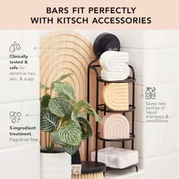Kitsch 2-in-1 Shampoo & Body Wash Bar - Perfect for Sensitive Skin