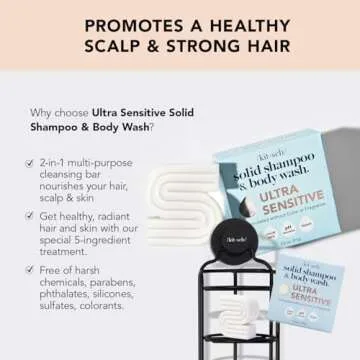 Kitsch 2-in-1 Shampoo Bar for Sensitive Skin | Eco-Friendly
