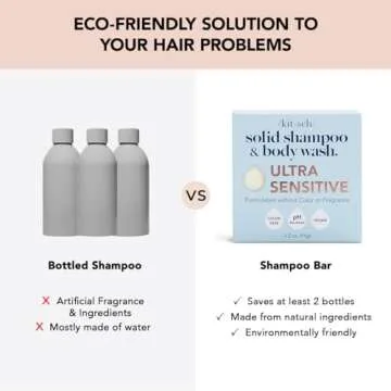 Kitsch 2-in-1 Shampoo Bar for Sensitive Skin | Eco-Friendly