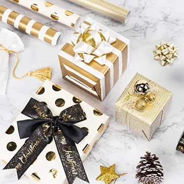 Elegant Gold Wrapping Paper Rolls for All Occasions