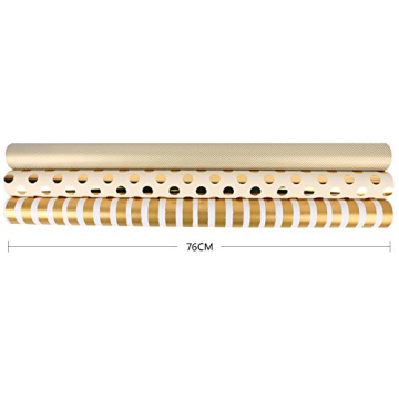 Elegant Gold Wrapping Paper Rolls for All Occasions