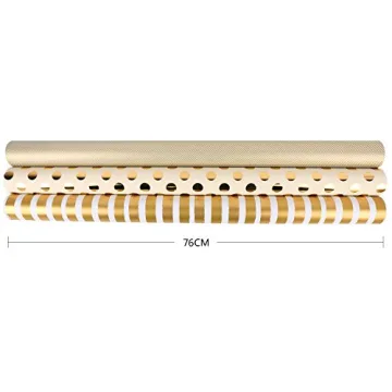 Elegant Gold Wrapping Paper Rolls for All Occasions