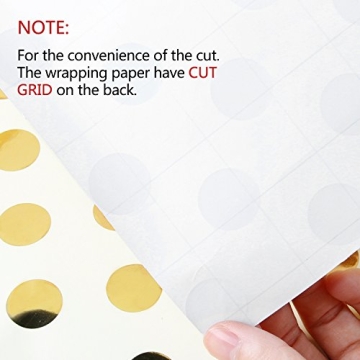 Elegant Gold Wrapping Paper Rolls for All Occasions