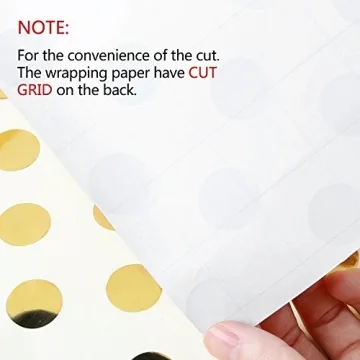 Elegant Gold Wrapping Paper Rolls for All Occasions