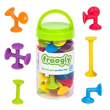 Froogly 25 Piece Suction Toys for Kids 3+ | Fun Playtime Adventure