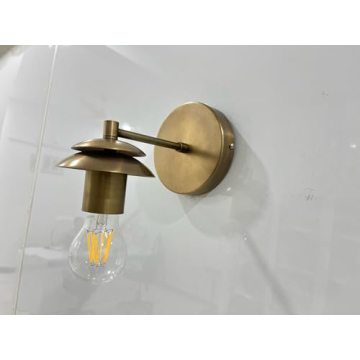 Nauticaz 1 Holder Wall Lamp - Elegant Brass Finish