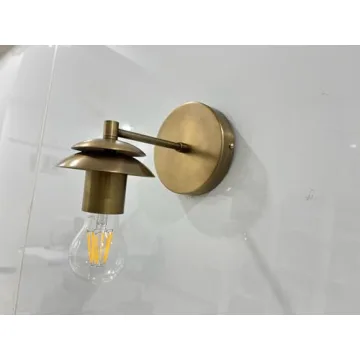 Nauticaz 1 Holder Wall Lamp - Elegant Brass Finish