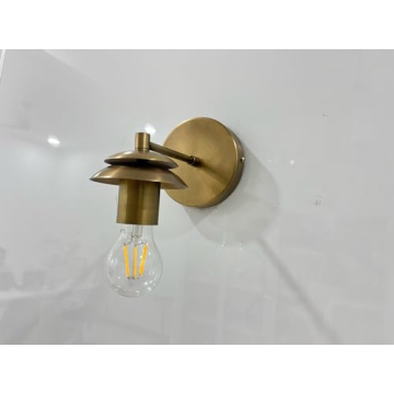 Nauticaz 1 Holder Wall Lamp - Elegant Brass Finish