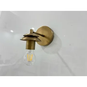 Nauticaz 1 Holder Wall Lamp - Elegant Brass Finish