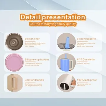 40 oz Tumbler with Handle and Flip Straw for Hydration