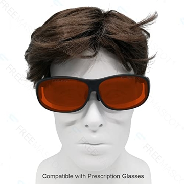 FreeMascot OD 6+ Laser Safety Glasses for Blue Lasers