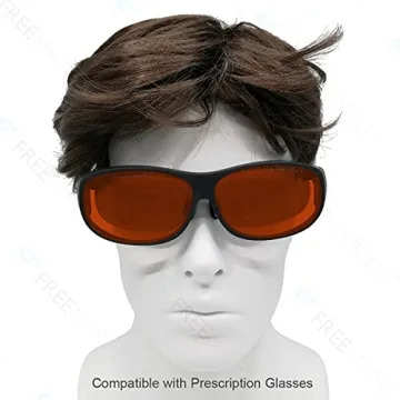 FreeMascot OD 6+ Laser Safety Glasses for Blue Lasers