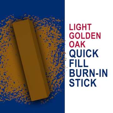 Mohawk Quick Fill Burn-in Stick - Light Golden Oak for Seamless Repairs