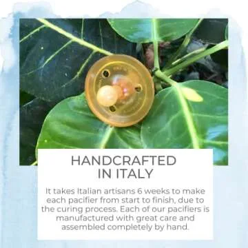 Natural Rubber Newborn Pacifier - Shorter Nipple Design