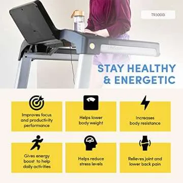 LifeSpan Fitness Foldable Treadmill with Touchscreen Display, Walking Jogging Running