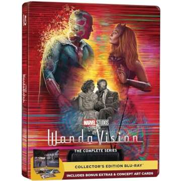 WandaVision and Loki: MARVEL TV Show Steelbook Collection - WandaVision Season 1 (Complete Series) a...