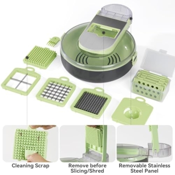 KEOUKE 13 in 1 Vegetable Chopper for Fast Meal Prep