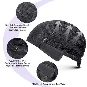 AGPtEK Heat Resistant Short Bob Hair Wig for Women