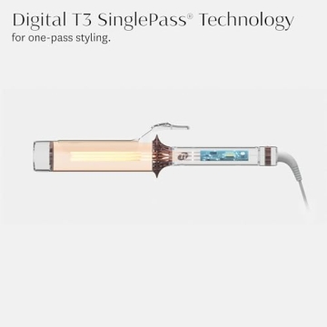 T3 BodyWaver Curling Iron for Big, Bold Waves with 5 Heat Settings