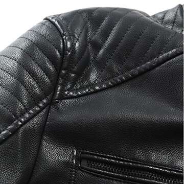 Stylish FONMA Men's Winter Leather Jacket for Casual Wear
