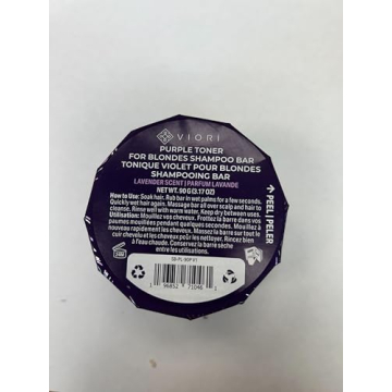 Viori Purple Shampoo Bar - Neutralizes Brassiness Naturally