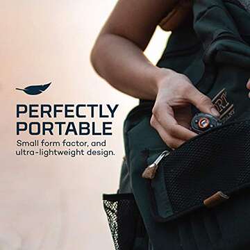 NEBO MYCRO USB 400 LUMEN Rechargeable, Adjustable LED Headlamp & Cap, Bright Spot Light For Camping, Hiking, Caving, Fishing with Adjustable Headstrap and Cap Clip, IPX4 water resistant