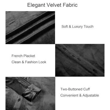 Luxury Velvet Shirt for Men - Elegant & Comfy Style