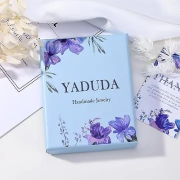 YADUDA Minimalist Teardrop Chunky Open Ring for Women