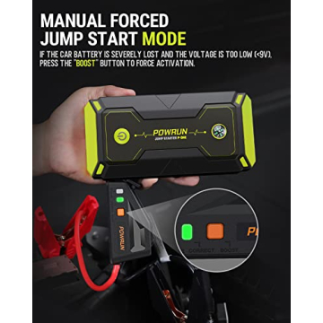 Powrun P-ONE Jump Starter 2000A Portable Battery Solution