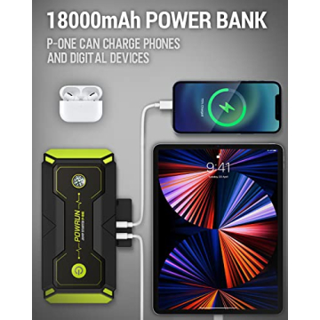 Powrun P-ONE Jump Starter 2000A Portable Battery Solution