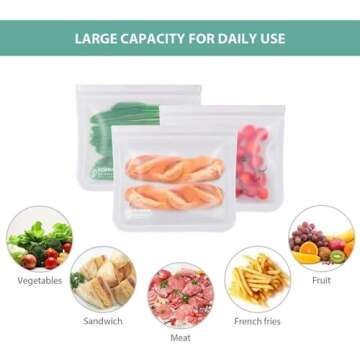 Ziploc Gallon, Quart, Sandwich, and Snack Storage Bags - Variety pack - 347 Total