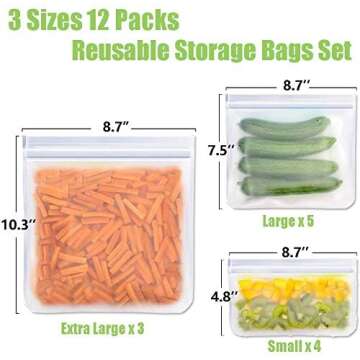Ziploc Gallon, Quart, Sandwich, and Snack Storage Bags - Variety pack - 347 Total