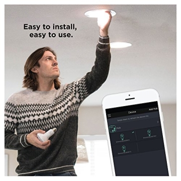 Sengled Smart Bulb, Zigbee Hub Required, Smart Light Bulb Works with Alexa, Google Home, SmartThings, Homekit and Siri, BR30 Dimmable Flood Light Bulb for Cans, Soft White 2700K, 650 LM, 9W, 4 Pack