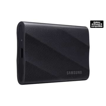 SAMSUNG T9 Portable SSD 2TB, USB 3.2 Gen 2x2 External Solid State Drive, Seq. Read Speeds Up to 2,00...