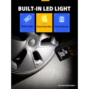 BAIPENY Portable Tire Inflator 150 PSI Fast Car Pump