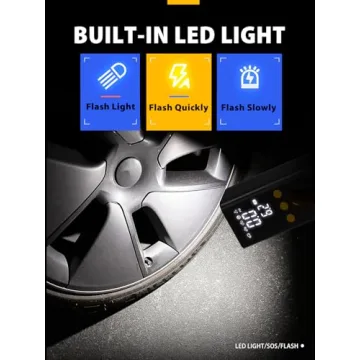 BAIPENY Portable Tire Inflator 150 PSI Fast Car Pump