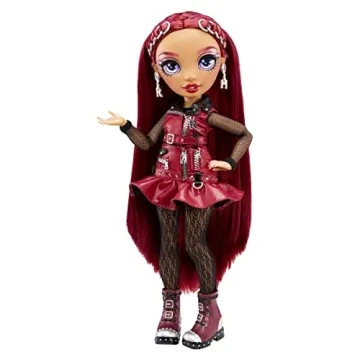 Rainbow High Mila Berrymore - Burgundy Red Fashion Doll with 2 Designer Outfits and Accessories