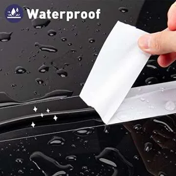 Maxwel Manufacturing Duct Tape White Heavy Duty - 1.88 in 35 Yds Waterproof No Residue Strong Adhesive Duct Tape Tearable for Indoor Outdoor Use,Multi Purpose Home Repair