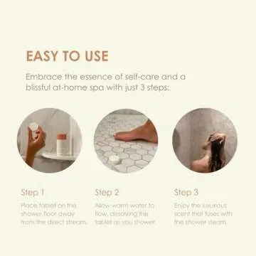 Spa For One Aromatherapy Shower Steamers - 6 Pack with Natural Essential Oils - Relaxation and Luxury Self Care Birthday Gifts, Easter Basket Stuffers for Women and Men