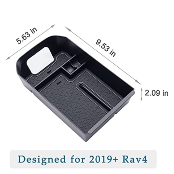 JDMCAR RAV4 Center Console Organizer 2019-2025