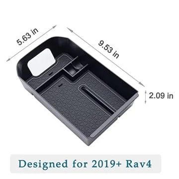 JDMCAR RAV4 Center Console Organizer 2019-2025
