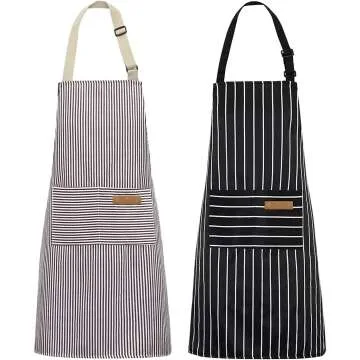 Adjustable Kitchen Cooking Aprons 2 Pack for All