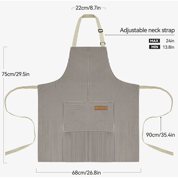 Adjustable Kitchen Cooking Aprons 2 Pack for All