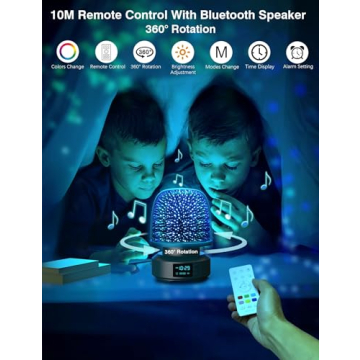 Dimmable Night Light Bluetooth Speaker with Alarm Clock