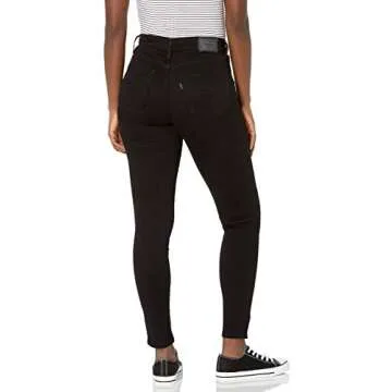 Levi's 721 High Rise Skinny Jeans for Women - Soft Black