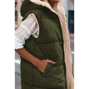 Women’s Reversible Fleece Vest - Stylish & Warm