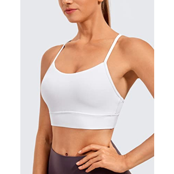 CRZ YOGA Butterluxe Women’s Y-Back Sports Bra - Stylish Comfort