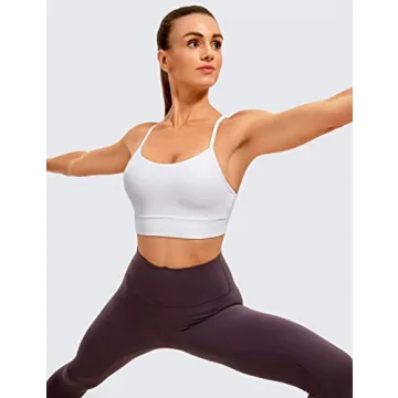 CRZ YOGA Butterluxe Women’s Y-Back Sports Bra - Stylish Comfort