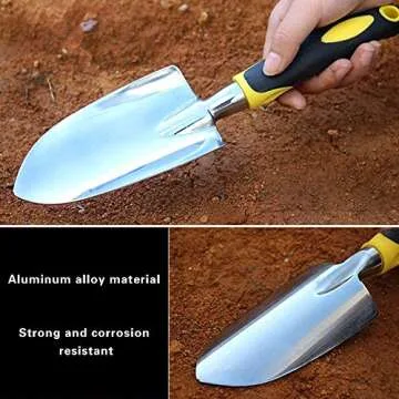 Cuayaes Garden Trowel: Heavy Duty Ergonomic Tool for Planting