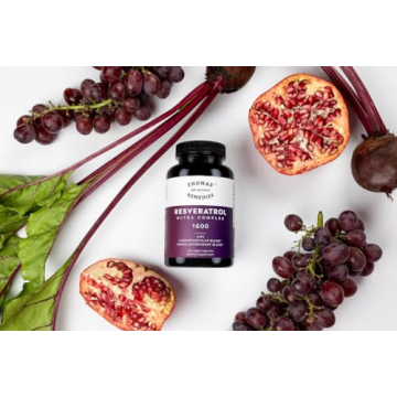 Organic Resveratrol 1600mg Supplement for Anti-Aging & Heart